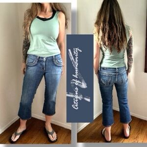 Citizens of Humanity Willow Creek #98 low waist crop stretch jeans size 28
